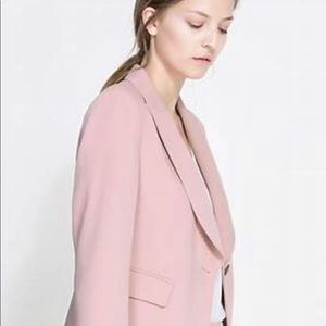Mauve pink Zara blazer